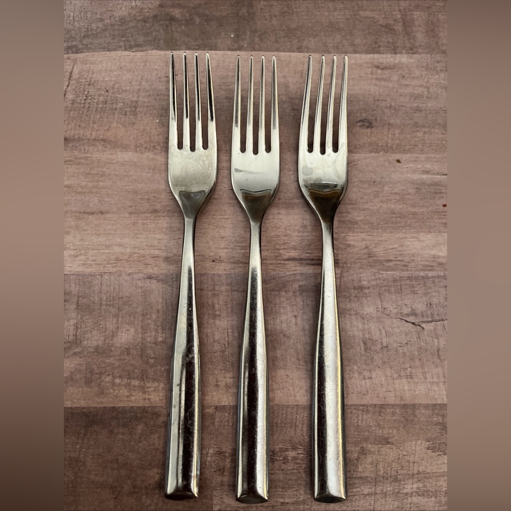 Sambonet Italy 18/10 Stainless Dinner Forks – Set of 3 – 8"